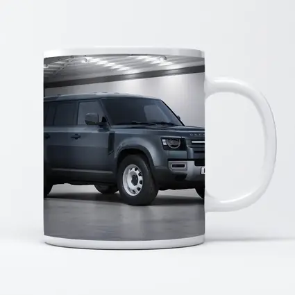 Land Rover Defender 110 Gray Studio Shot