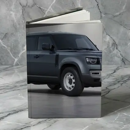 Land Rover Defender 110 Gray Studio Shot