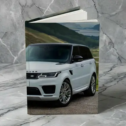 Range Rover Sport White Scottish Highland Landscape