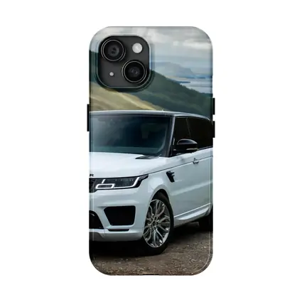 Range Rover Sport White Scottish Highland Landscape
