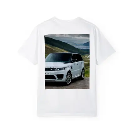 Range Rover Sport White Scottish Highland Landscape