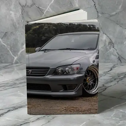 Toyota Altezza Slammed Stance Gray Cloudy Day