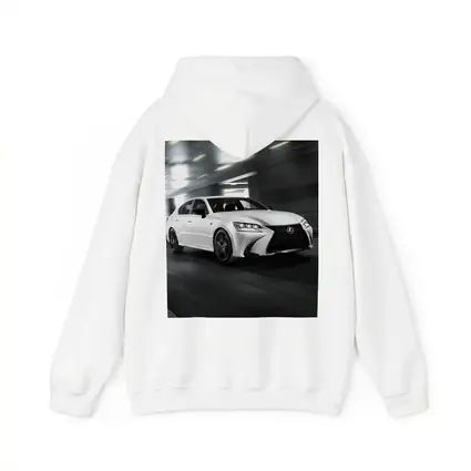 Lexus GS White Sedan Speeding Through Tunnel