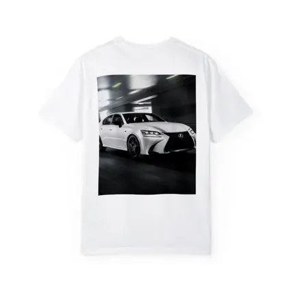 Lexus GS White Sedan Speeding Through Tunnel