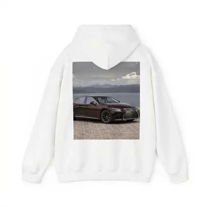 Lexus LS Luxury Sedan Lakeside Cloudy Day