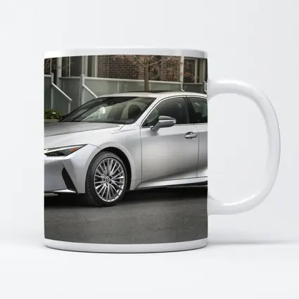 Lexus IS Silver Sedan Urban Street Setting
