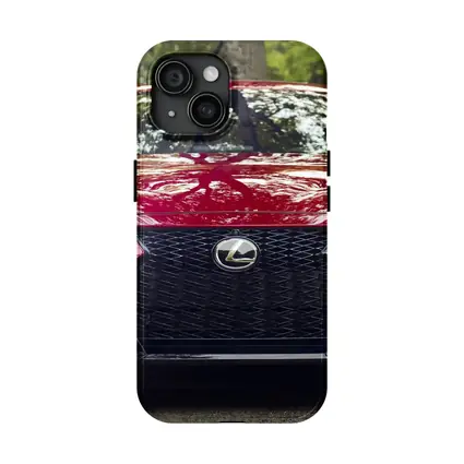Lexus IS Front View Forest Background