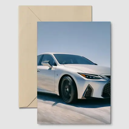 Lexus IS F Sport Silver Desert Drive