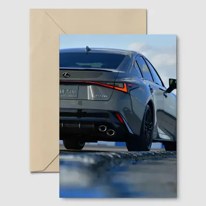 Lexus IS F Sport Track Low Angle