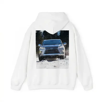Lexus LX Driving Through Snow Winter Forest