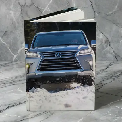 Lexus LX Driving Through Snow Winter Forest