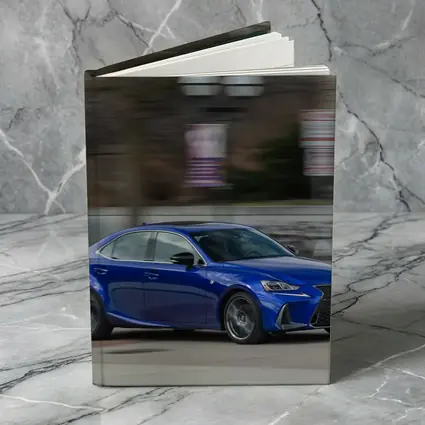 Lexus IS Blue Sedan Urban Street Drive