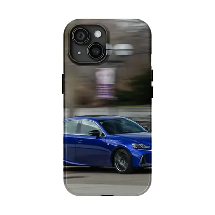 Lexus IS Blue Sedan Urban Street Drive
