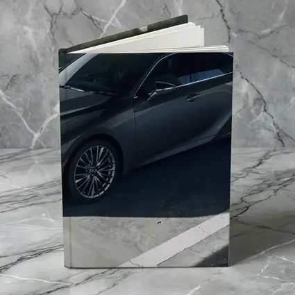 Lexus IS Sedan Parked Urban Concrete Setting