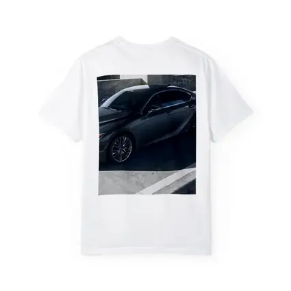 Lexus IS Sedan Parked Urban Concrete Setting