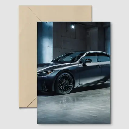 Lexus IS Dark Garage Moody Night