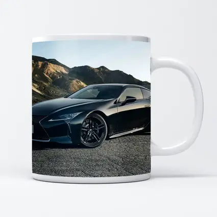 Lexus LC 500 Black Coupe Mountain Road