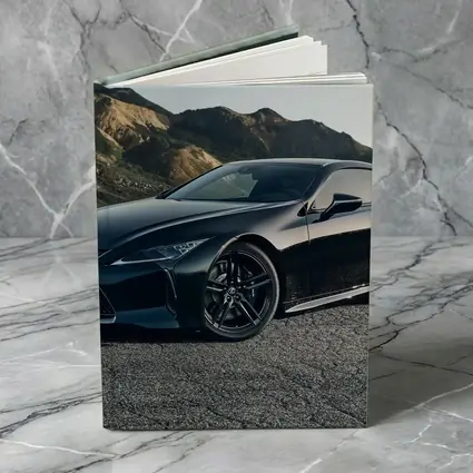 Lexus LC 500 Black Coupe Mountain Road