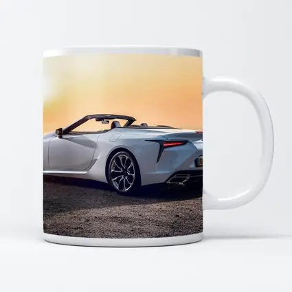 Lexus LC 500 Convertible Sunset Coastal View