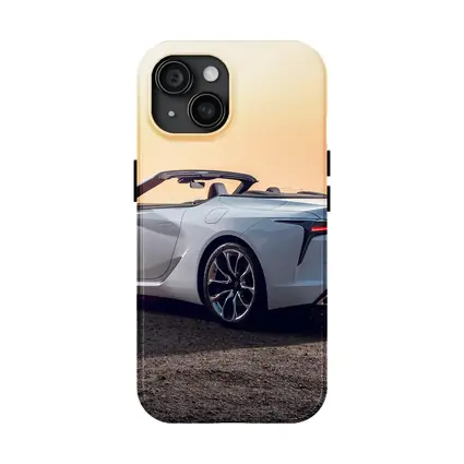 Lexus LC 500 Convertible Sunset Coastal View