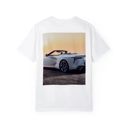 Lexus LC 500 Convertible Sunset Coastal View