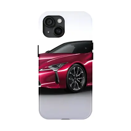 Lexus LC Red Sport Coupe Studio Shot