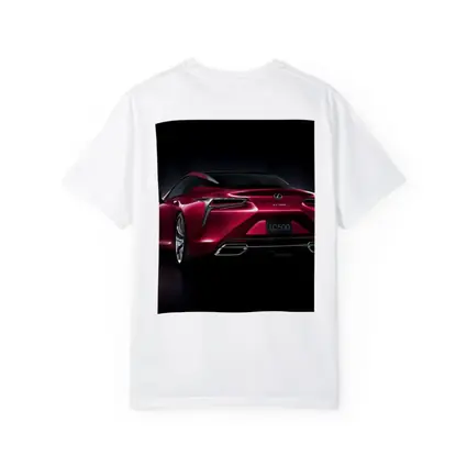 Lexus LC 500 Red Coupe Dark Background
