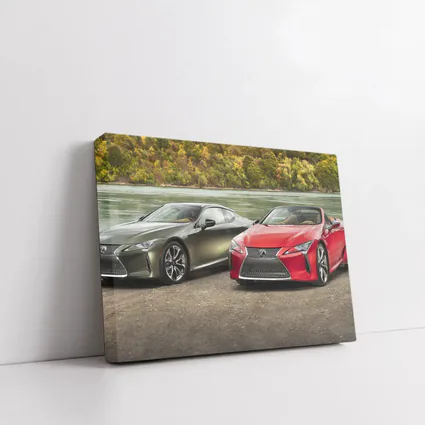 Lexus LC Coupe and Convertible Duo