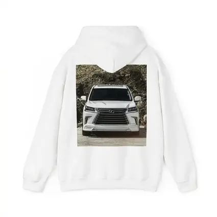 Lexus LX White SUV Rocky Terrain Front View
