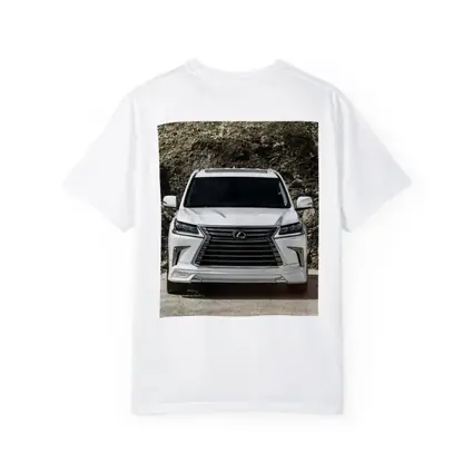 Lexus LX White SUV Rocky Terrain Front View