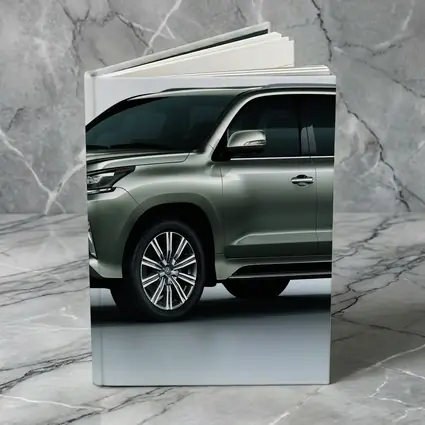 Lexus LX 570 SUV White Studio Background