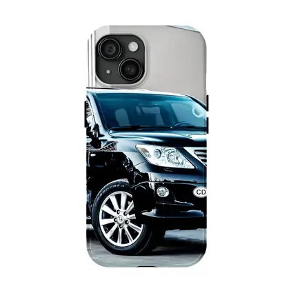 Lexus LX Black SUV Urban Street Setting