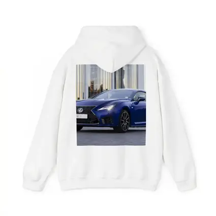 Lexus RC F Blue Coupe Urban Setting