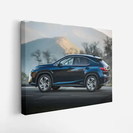 Lexus RX Dark Blue SUV Mountain Road
