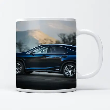 Lexus RX Dark Blue SUV Mountain Road