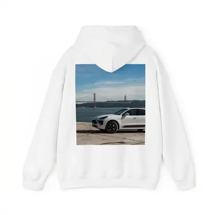 Porsche Macan White SUV Lisbon Bridge