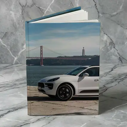 Porsche Macan White SUV Lisbon Bridge