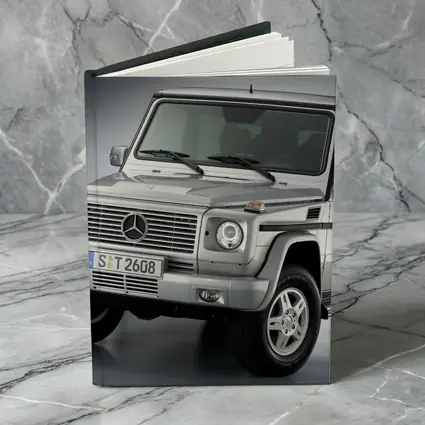 Mercedes G Class Silver SUV Studio Shot