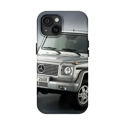 Mercedes G Class Silver SUV Studio Shot