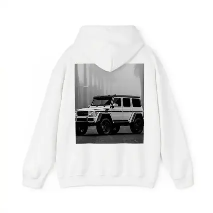 Mercedes G Wagon White Foggy Palm Street
