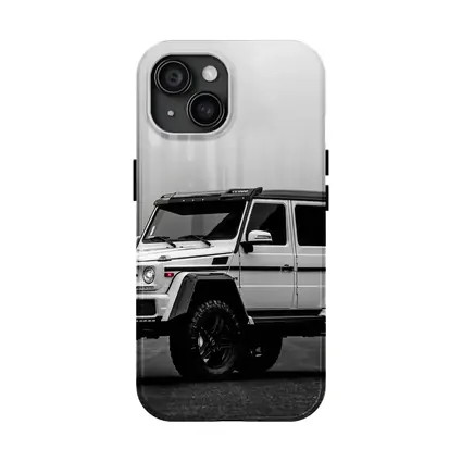 Mercedes G Wagon White Foggy Palm Street