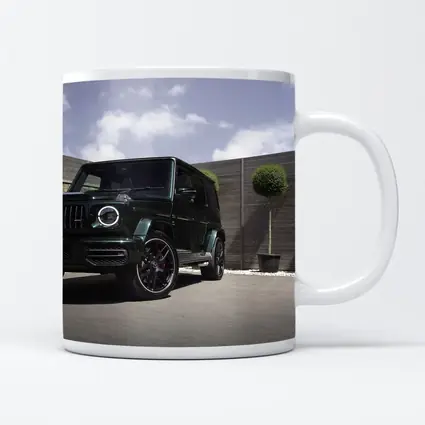 Mercedes AMG G63 Dark Green Courtyard