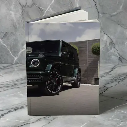 Mercedes AMG G63 Dark Green Courtyard