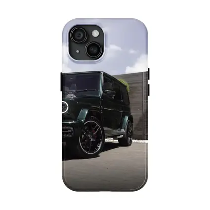 Mercedes AMG G63 Dark Green Courtyard