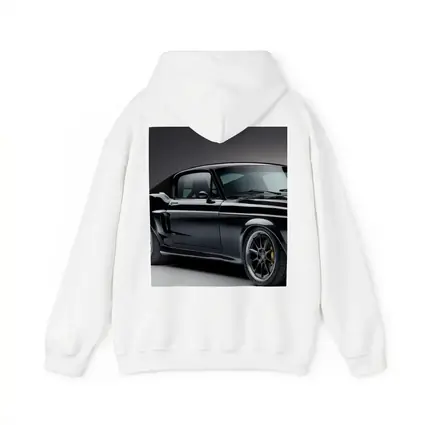 Black Ford Mustang Classic Muscle Car Studio