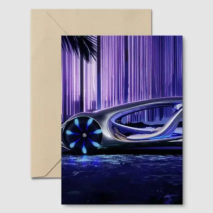 Mercedes Vision AVTR Concept Purple Night