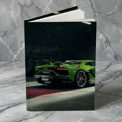 Lamborghini Aventador Green Supercar Garage Shot