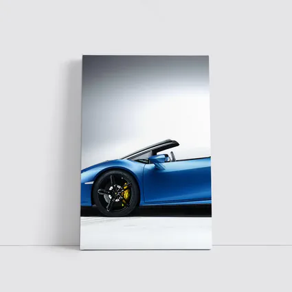 Lamborghini Huracan Spyder Blue Studio Shot