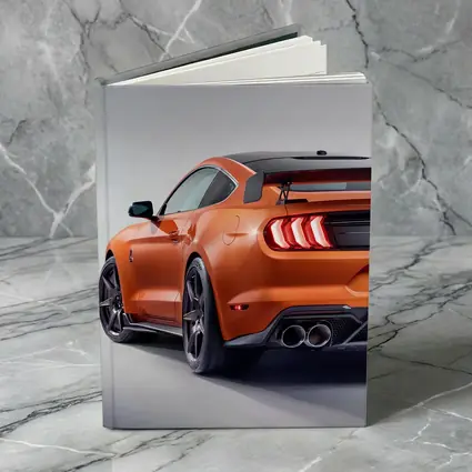 Ford Mustang Shelby Orange Studio Shot