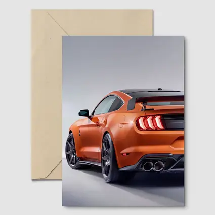 Ford Mustang Shelby Orange Studio Shot